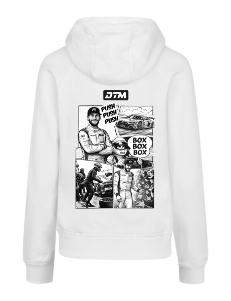 Hoodie Woman "Comic" weiß