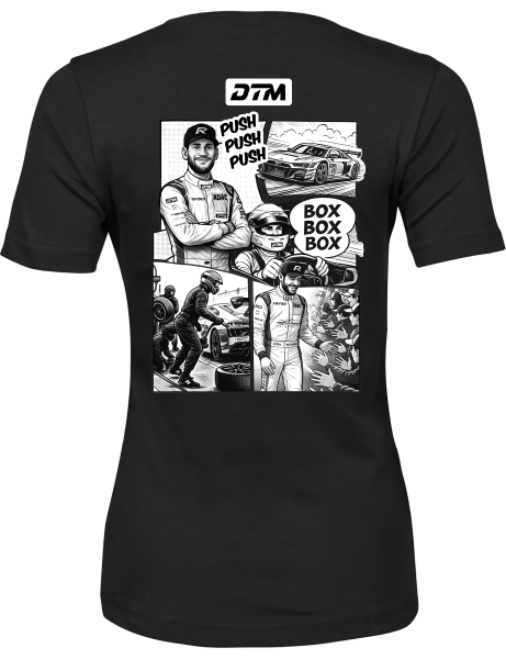 T-Shirt Women "Comic" schwarz
