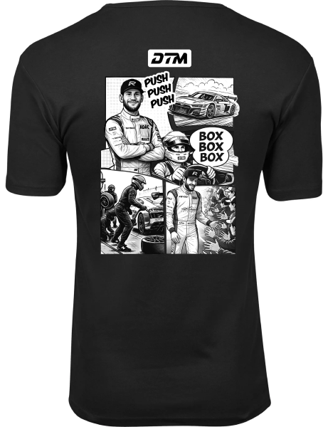 T-Shirt Men "Comic" schwarz