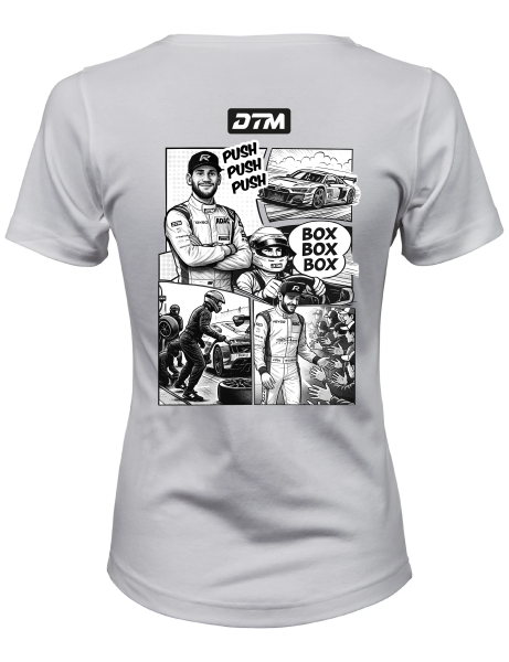 T-Shirt Women "Comic" weiß